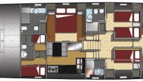 Motor yacht K BLU -  Layout